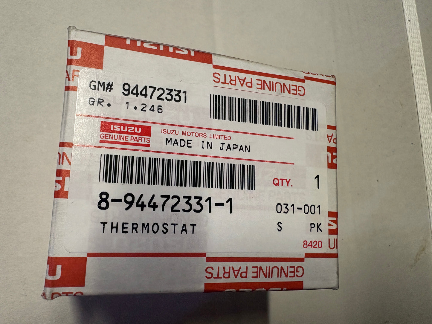 4BD1 Thermostat Genuine Isuzu