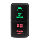 12V Dual Push Button Switches with Led Light Indicator (red and Green)