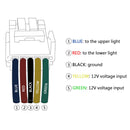 12V Dual Push Button Switches with Led Light Indicator (red and Green)