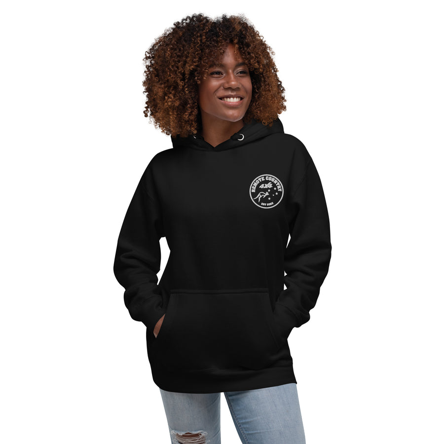 Remote Country 4X4 Unisex Hoodie Front Logo