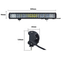 23inch Osram LED Light Bar 5D 144w Spot Flood Combo Beam