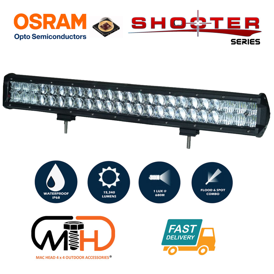 23inch Osram LED Light Bar 5D 144w Spot Flood Combo Beam