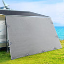 4.0M Caravan Privacy Screens 1.95m Roll Out Awning End Wall Side Sun Shade