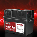 Giantz Battery Box 500W Inverter Deep Cycle Battery Portable for Caravan or Camping