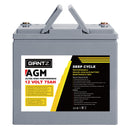 Giantz 75Ah Deep Cycle Battery 12V AGM Marine Sealed Battery for Caravan or Camping