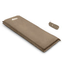 Weisshorn Single Self Inflating Mattress Coffee - Joinable 10CM Thick