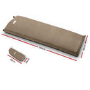 Weisshorn Single Self Inflating Mattress Coffee - Joinable 10CM Thick