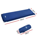 Weisshorn Single Self Inflating Mattress - Blue Joinable 10cm Thick