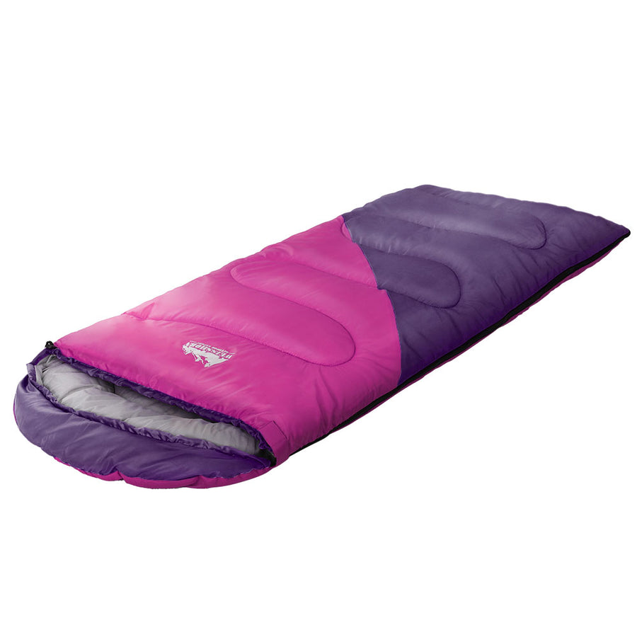 Weisshorn Kids Sleeping Bag 172cm Thermal Pink Single