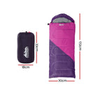 Weisshorn Kids Sleeping Bag 172cm Thermal Pink Single