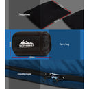 Weisshorn Adult Sleeping Bag Double Comfort level 5°C ( -10°C to+15°C ) - Navy