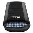 Weisshorn Adult Sleeping Bag Single Comfort 0°C ( -20°C to+10°C ) - Black