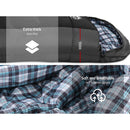 Weisshorn Adult Sleeping Bag Single Comfort 0°C ( -20°C to+10°C ) - Black