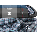 Weisshorn Adult Sleeping Bag Single Comfort 0°C ( -20°C to+10°C ) - Navy