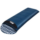 Weisshorn Adult Sleeping Bag Single ( -5°C to+20°C ) - Thermal Navy