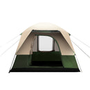 Weisshorn Family Camping 4 Person Tent - Green