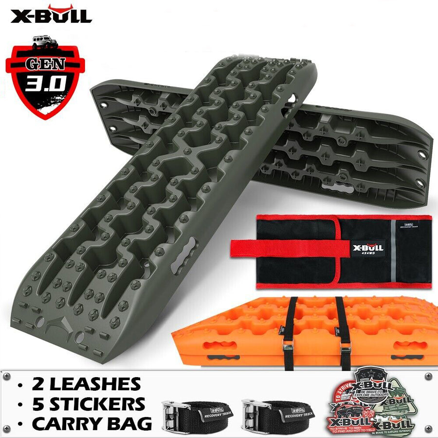 GEN 3.0 X-BULL Recovery Tracks with strap mounting and Carrybag Olive