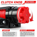 X-BULL Electric Winch 6000LBS 12V Synthetic Rope Wireless Remote for 4WD, ATV, UTV or BOAT