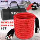 X-BULL Kinetic Rope 25mm x 9m Snatch Strap Recovery Kit Dyneema Tow Winch