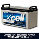 X-CELL GEL Battery 12V 120Ah Camping or Marine