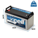 X-CELL GEL Battery 12V 120Ah Camping or Marine