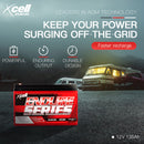 X-CELL AGM Deep Cycle Battery 12V 135Ah for Camping or Marine