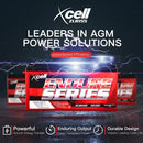 X-CELL AGM Deep Cycle Battery 12V 155Ah Camping or Marine