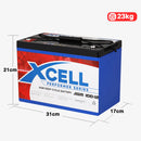 X-Cell 100Ah AGM Battery Deep Cycle 12v Marine or 4WD