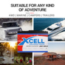 X-Cell 100Ah AGM Battery Deep Cycle 12v Marine or 4WD