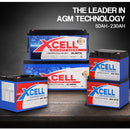 X-Cell 100Ah AGM Battery Deep Cycle 12v Marine or 4WD