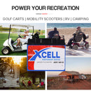 X-Cell 50Ah AGM Battery Deep Cycle 12v Small Camping Applications