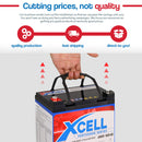 X-Cell 50Ah AGM Battery Deep Cycle 12v Small Camping Applications