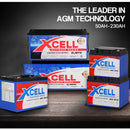 X-Cell 50Ah AGM Battery Deep Cycle 12v Small Camping Applications