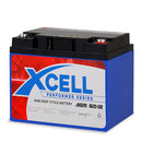 X-Cell 60Ah Performer Series AGM Deep Cycle Battery 12v for Small Camping Applications