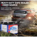 X-Cell 60Ah Performer Series AGM Deep Cycle Battery 12v for Small Camping Applications