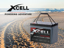 X-CELL 100Ah 12v Lithium Battery LiFePO4 Iron Phosphate Deep Cycle Camping 4WD Battery