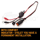 CTEK Battery Charger Comfort LED Indicator Eyelet Quick Connect M8 12V