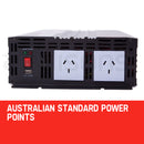 GENPOWER Pure Sine Wave Power Inverter 2500W/5000W 12V/240V