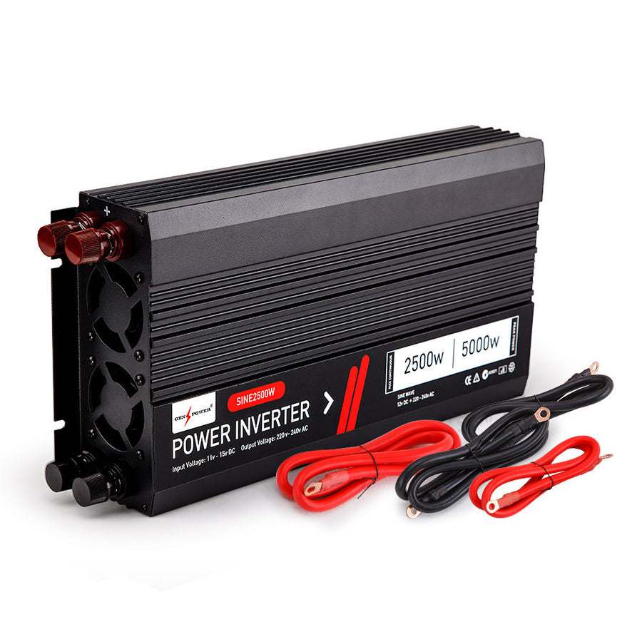 GENPOWER Modified Sine Wave Power Inverter 2500W/5000W 12V/240V