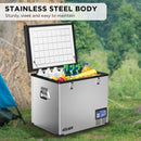 Kolner 75l Portable Fridge/Freezer Chest With Lcd Panel