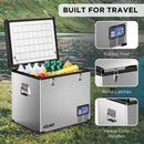 Kolner 75l Portable Fridge/Freezer Chest With Lcd Panel