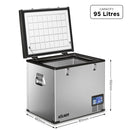 Kolner 95l Portable Fridge/Freezer With Lcd Panel