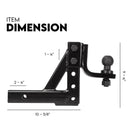 Adjustable Drop Hitch for a Trailer 3000KG