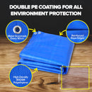 6m x 9m Handy Hardware Tarpaulin UV Resistant Waterproof Strong and Durable